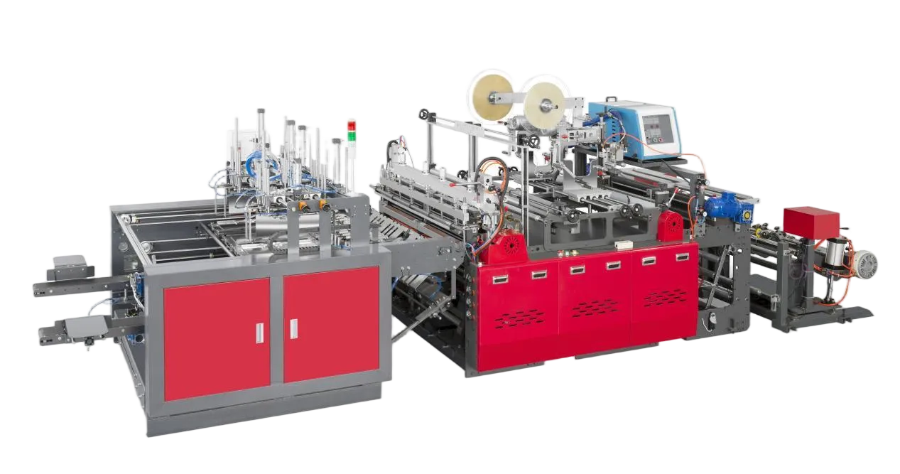 Fully Automatic Double Lane(2 Up) Courier Bag Making And Packaging Machine