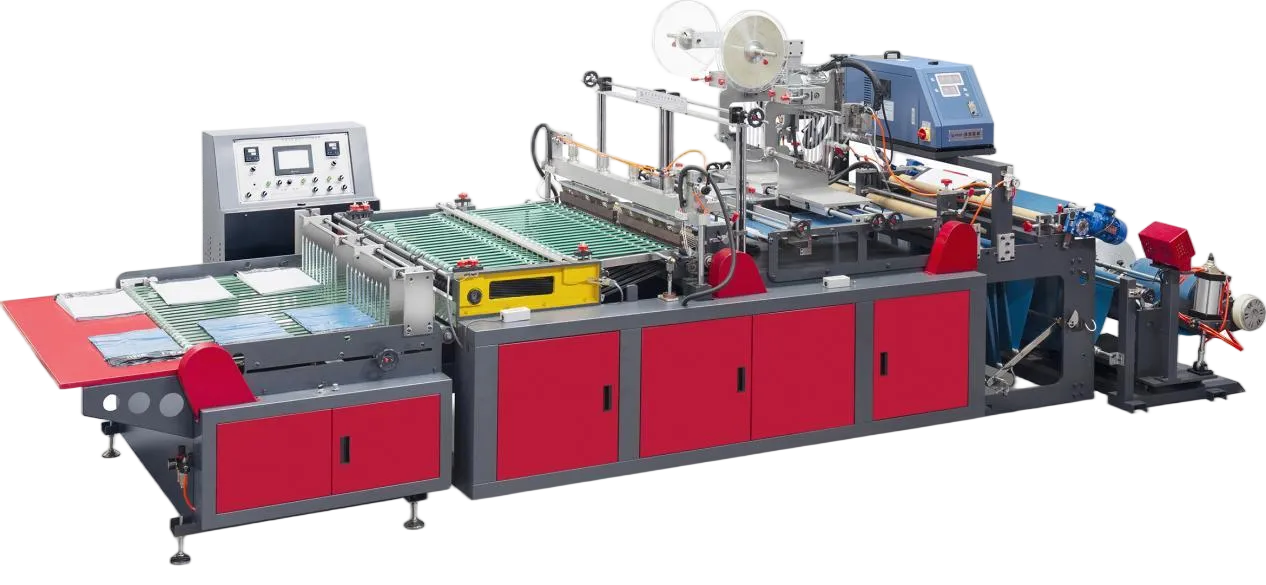 Fully Automatic Double Lane (2Up) Courier Bag Making Machine